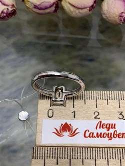 *Кольцо р.18,5 Горный Хрусталь арт. 01-1989/00ГХ-00-732 вес 3,48 г - фото 272626