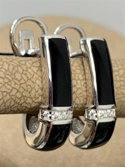 *Серьги Эмаль арт. 02-2096/0ЭМ3-00-692 вес 4,71 г - фото 272747 *Серьги Эмаль арт. 02-2096/0ЭМ3-00-692 вес 4,71 г - фото 272747