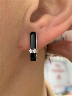 *Серьги Эмаль арт. 02-2096/0ЭМ3-00-692 вес 4,71 г - фото 272750 *Серьги Эмаль арт. 02-2096/0ЭМ3-00-692 вес 4,71 г - фото 272750