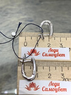 *Серьги Эмаль арт. 02-2096/0ЭМ3-00-692 вес 4,71 г - фото 272752 *Серьги Эмаль арт. 02-2096/0ЭМ3-00-692 вес 4,71 г - фото 272752