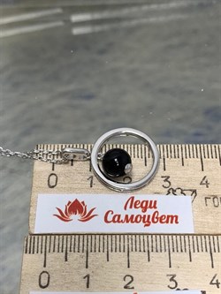 *Колье р.45-50 Черный Оникс арт. 06-3017/00ОН-00-539 вес 4,68 г - фото 272785 *Колье р.45-50 Черный Оникс арт. 06-3017/00ОН-00-539 вес 4,68 г - фото 272785