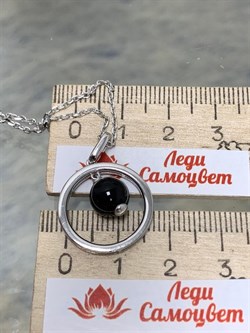 *Колье р.45-50 Черный Оникс арт. 06-3017/00ОН-00-539 вес 4,68 г - фото 272786 *Колье р.45-50 Черный Оникс арт. 06-3017/00ОН-00-539 вес 4,68 г - фото 272786