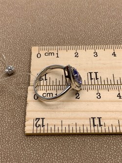 *Кольцо р.17,5 Танзанит цв Белое арт. 1-207941-00-31-629 вес 3,03 г - фото 272914 *Кольцо р.17,5 Танзанит цв Белое арт. 1-207941-00-31-629 вес 3,03 г - фото 272914