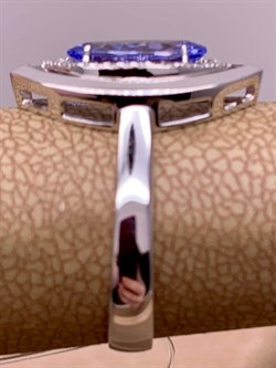 *Кольцо р.17,5 Танзанит цв Белое арт. 1-207941-00-31-629 вес 3,03 г - фото 272920 *Кольцо р.17,5 Танзанит цв Белое арт. 1-207941-00-31-629 вес 3,03 г - фото 272920