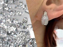 *Серьги Кролики Белый Фианит арт. 02-1715/00КЦ-00-268 вес 3,91 г - фото 272946 *Серьги Кролики Белый Фианит арт. 02-1715/00КЦ-00-268 вес 3,91 г - фото 272946