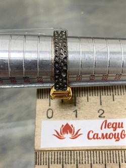 *Кольцо р.17,5 Цитрин арт. 01-2460/00ЦТ-87-716 вес 3,71 г - фото 273105