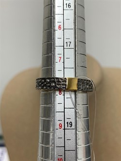 *Кольцо р.17,5 Цитрин арт. 01-2460/00ЦТ-87-716 вес 3,71 г - фото 273106