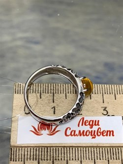 *Кольцо р.19,5 Цитрин арт. 01-2420/00ЦТ-17-065 вес 5,28 г - фото 273127 *Кольцо р.19,5 Цитрин арт. 01-2420/00ЦТ-17-065 вес 5,28 г - фото 273127