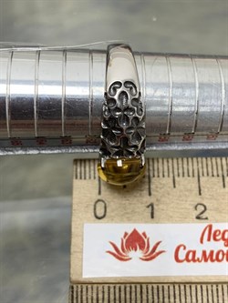 *Кольцо р.19,5 Цитрин арт. 01-2420/00ЦТ-17-065 вес 5,28 г - фото 273129 *Кольцо р.19,5 Цитрин арт. 01-2420/00ЦТ-17-065 вес 5,28 г - фото 273129