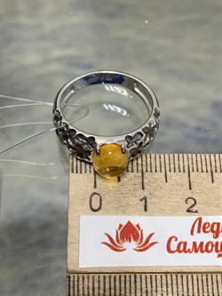 *Кольцо р.19,5 Цитрин арт. 01-2420/00ЦТ-17-065 вес 5,28 г - фото 273134 *Кольцо р.19,5 Цитрин арт. 01-2420/00ЦТ-17-065 вес 5,28 г - фото 273134