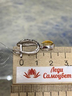 *Серьги Цитрин арт. 02-2420/00ЦТ-17-274 вес 5,51 г - фото 273141 *Серьги Цитрин арт. 02-2420/00ЦТ-17-274 вес 5,51 г - фото 273141