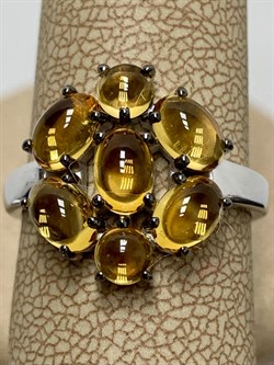 *Кольцо р.17,5 Цитрин арт. 01-2414/00ЦТ-17-205 вес 3,88 г - фото 273146 *Кольцо р.17,5 Цитрин арт. 01-2414/00ЦТ-17-205 вес 3,88 г - фото 273146