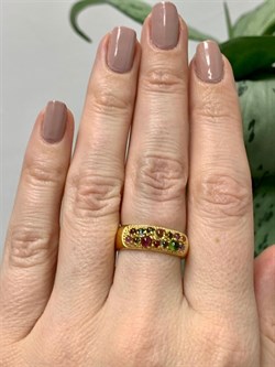 *Кольцо р.17,5 Турмалин Микс арт. 01-2789/0МТН-08-019 вес 3,33 г - фото 273197 *Кольцо р.17,5 Турмалин Микс арт. 01-2789/0МТН-08-019 вес 3,33 г - фото 273197