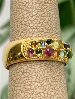 *Кольцо р.17,5 Турмалин Микс арт. 01-2789/0МТН-08-019 вес 3,33 г - фото 273204 *Кольцо р.17,5 Турмалин Микс арт. 01-2789/0МТН-08-019 вес 3,33 г - фото 273204