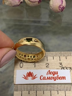 *Кольцо р.18,5 Турмалин Микс арт. 01-2789/0МТН-08-024 вес 3,31 г - фото 273221