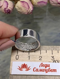 *Кольцо р.18 Микс Зеленый и Черный Фианит арт. 01-1300/0КЦ4-00-819 вес 6,28 г - фото 273334