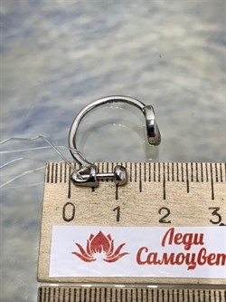 *Серьги Клевер Трансформеры Пусеты Белый Фианит арт. 02-2671/00КЦ-00-385 вес 3,98 г - фото 273409 *Серьги Клевер Трансформеры Пусеты Белый Фианит арт. 02-2671/00КЦ-00-385 вес 3,98 г - фото 273409