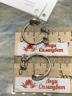 *Серьги Клевер Трансформеры Пусеты Белый Фианит арт. 02-2671/00КЦ-00-385 вес 3,98 г - фото 273410 *Серьги Клевер Трансформеры Пусеты Белый Фианит арт. 02-2671/00КЦ-00-385 вес 3,98 г - фото 273410