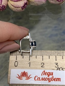 *Серьги Топаз Лондон иск. арт. 02-0328/0НСЛ-00-413 вес 3,57 г - фото 273453