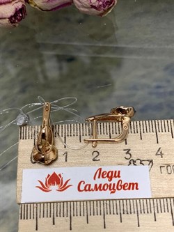 *Серьги Танзанит арт. 02-2431/00ТЗ-06-694 вес 3,07 г - фото 273480 *Серьги Танзанит арт. 02-2431/00ТЗ-06-694 вес 3,07 г - фото 273480