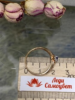 *Кольцо р.19 Танзанит арт. 01-2425/00ТЗ-06-024вес 2,02 г - фото 273512 *Кольцо р.19 Танзанит арт. 01-2425/00ТЗ-06-024вес 2,02 г - фото 273512