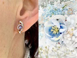 *Серьги Танзанит арт. 02-2423/00ТЗ-06-522 вес 2,22 г - фото 273686 *Серьги Танзанит арт. 02-2423/00ТЗ-06-522 вес 2,22 г - фото 273686