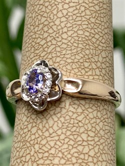 *Кольцо р.18 Танзанит арт. 01-2427/00ТЗ-06-865 вес 1,92 г - фото 273718 *Кольцо р.18 Танзанит арт. 01-2427/00ТЗ-06-865 вес 1,92 г - фото 273718