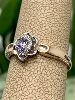 *Кольцо р.18 Танзанит арт. 01-2427/00ТЗ-06-872 вес 1,93 г - фото 273728 *Кольцо р.18 Танзанит арт. 01-2427/00ТЗ-06-872 вес 1,93 г - фото 273728