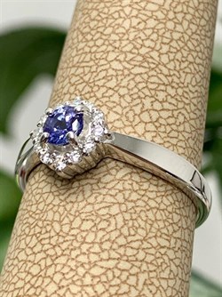 *Кольцо р.17,5 Танзанит арт. 01-2554/00ТЗ-00-323 вес 2,44 г - фото 273757 *Кольцо р.17,5 Танзанит арт. 01-2554/00ТЗ-00-323 вес 2,44 г - фото 273757