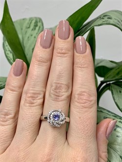 *Кольцо р.17,5 Танзанит арт. 01-2556/00ТЗ-00-330 вес 2,96 г - фото 273919 *Кольцо р.17,5 Танзанит арт. 01-2556/00ТЗ-00-330 вес 2,96 г - фото 273919