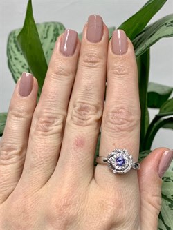 *Кольцо р.18,5 Танзанит арт. 01-2556/00ТЗ-00-856 вес 2,99 г - фото 273946 *Кольцо р.18,5 Танзанит арт. 01-2556/00ТЗ-00-856 вес 2,99 г - фото 273946