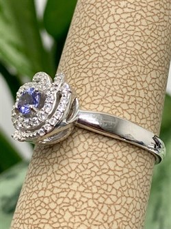 *Кольцо р.18,5 Танзанит арт. 01-2556/00ТЗ-00-856 вес 2,99 г - фото 273948 *Кольцо р.18,5 Танзанит арт. 01-2556/00ТЗ-00-856 вес 2,99 г - фото 273948