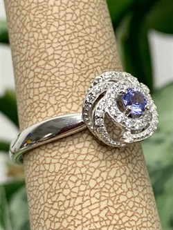 *Кольцо р.18,5 Танзанит арт. 01-2556/00ТЗ-00-856 вес 2,99 г - фото 273954 *Кольцо р.18,5 Танзанит арт. 01-2556/00ТЗ-00-856 вес 2,99 г - фото 273954