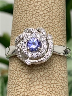 *Кольцо р.18,5 Танзанит арт. 01-2556/00ТЗ-00-856 вес 2,99 г - фото 273955 *Кольцо р.18,5 Танзанит арт. 01-2556/00ТЗ-00-856 вес 2,99 г - фото 273955