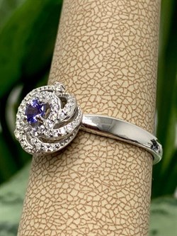 *Кольцо р.19,5 Танзанит арт. 01-2556/00ТЗ-00-887 вес 3,12 г - фото 273978 *Кольцо р.19,5 Танзанит арт. 01-2556/00ТЗ-00-887 вес 3,12 г - фото 273978