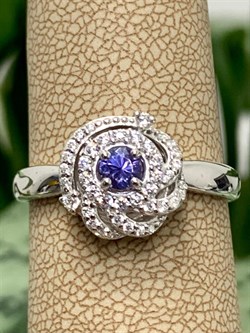 *Кольцо р.19,5 Танзанит арт. 01-2556/00ТЗ-00-887 вес 3,12 г - фото 273984 *Кольцо р.19,5 Танзанит арт. 01-2556/00ТЗ-00-887 вес 3,12 г - фото 273984