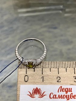 *Кольцо р.17,5 Султанит иск арт. 01-2097/00СТ-00-171 вес 2,17 г - фото 274244