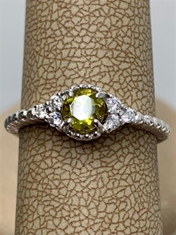 *Кольцо р.17,5 Султанит иск арт. 01-2097/00СТ-00-171 вес 2,17 г - фото 274245