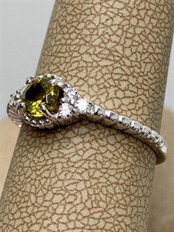 *Кольцо р.17,5 Султанит иск арт. 01-2097/00СТ-00-171 вес 2,17 г - фото 274246