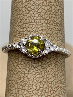 *Кольцо р.17,5 Султанит иск арт. 01-2097/00СТ-00-171 вес 2,17 г - фото 274247