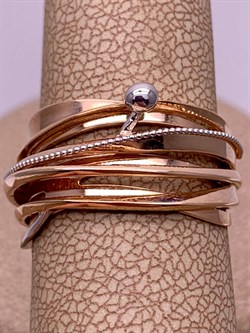 *Кольцо р.18 цв Красное арт. 01-5101-00-000-1110-42-544 вес 5,02 г - фото 274307