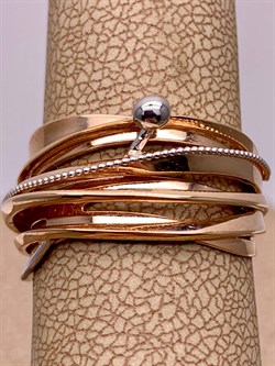 *Кольцо р.18 цв Красное арт. 01-5101-00-000-1110-42-544 вес 5,02 г - фото 274311