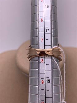 *Кольцо р.18 цв Красное арт. 01-5101-00-000-1110-42-544 вес 5,02 г - фото 274317