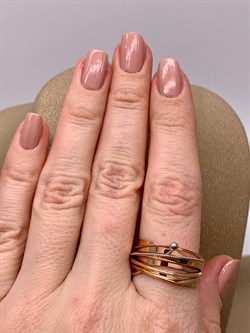 *Кольцо р.19,5 цв Красное арт. 01-5101-00-000-1110-42-640 вес 5,12 г - фото 274324