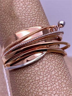 *Кольцо р.19,5 цв Красное арт. 01-5101-00-000-1110-42-640 вес 5,12 г - фото 274326