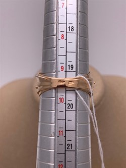 *Кольцо р.19,5 цв Красное арт. 01-5101-00-000-1110-42-640 вес 5,12 г - фото 274330