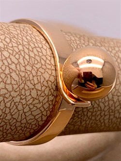 *Кольцо р.18,5 Шар цв Красное арт. 01-5350-00-000-1110-42-248 вес 3,22 г - фото 274340