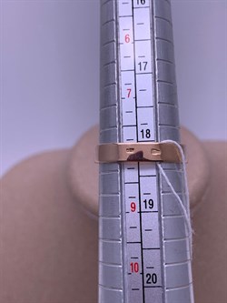 *Кольцо р.18,5 Шар цв Красное арт. 01-5350-00-000-1110-42-248 вес 3,22 г - фото 274342