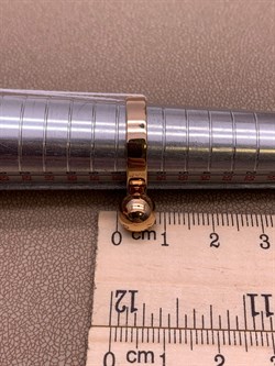 *Кольцо р.18,5 Шар цв Красное арт. 01-5350-00-000-1110-42-248 вес 3,22 г - фото 274343