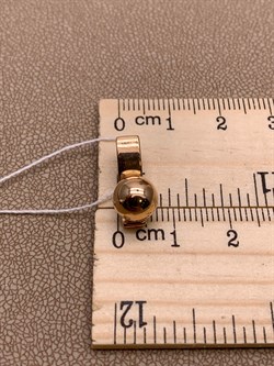 *Подвеска Шар цв Красное арт. 03-3081-00-000-1110-42-177 вес 1,66 г - фото 274355